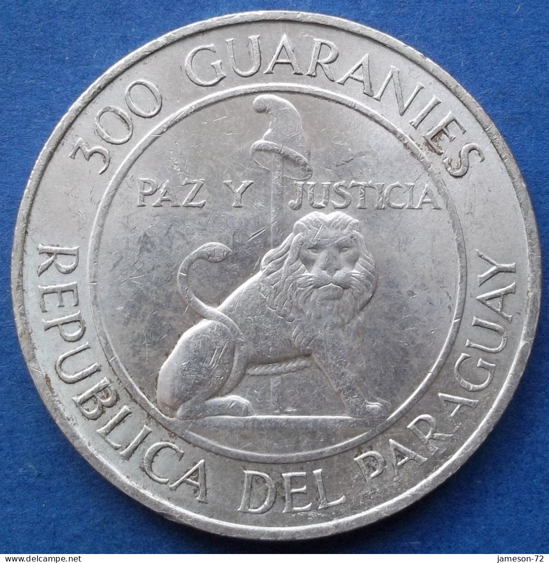 PARAGUAY - Silver 300 Guaranies 1973 "4th Term Of President Stroessner" KM# 29 Monetary Reform (1944) - Edelweiss Coins - Paraguay