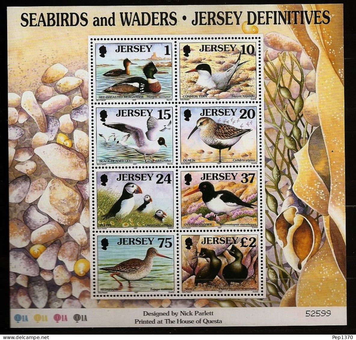 JERSEY 1997 - AVES - PAJAROS - YVERT HB-17** ó 759/766** - Other & Unclassified