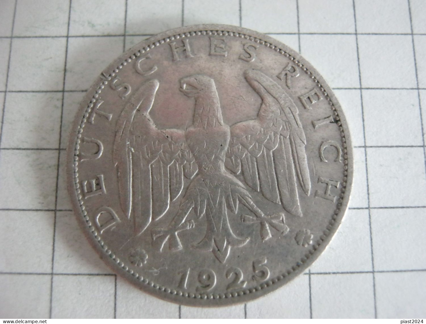 Germany 1 Reichsmark 1925 A - 1 Mark & 1 Reichsmark