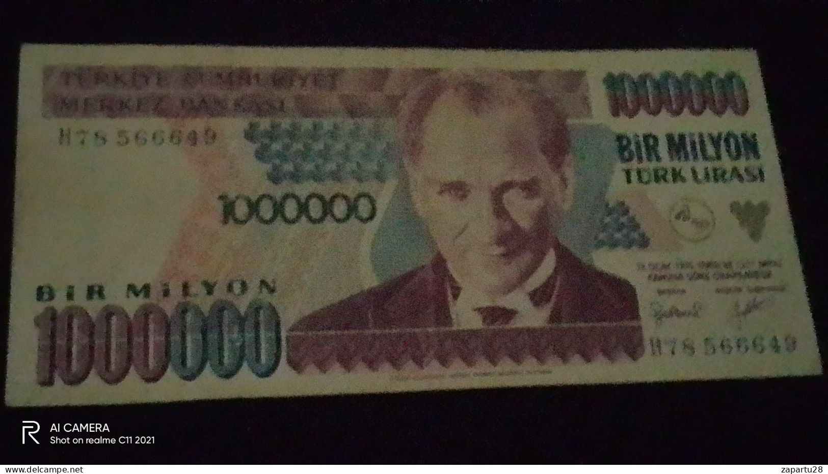 TÜRKİYE -   1000000 TL -    M78     VF - Türkei