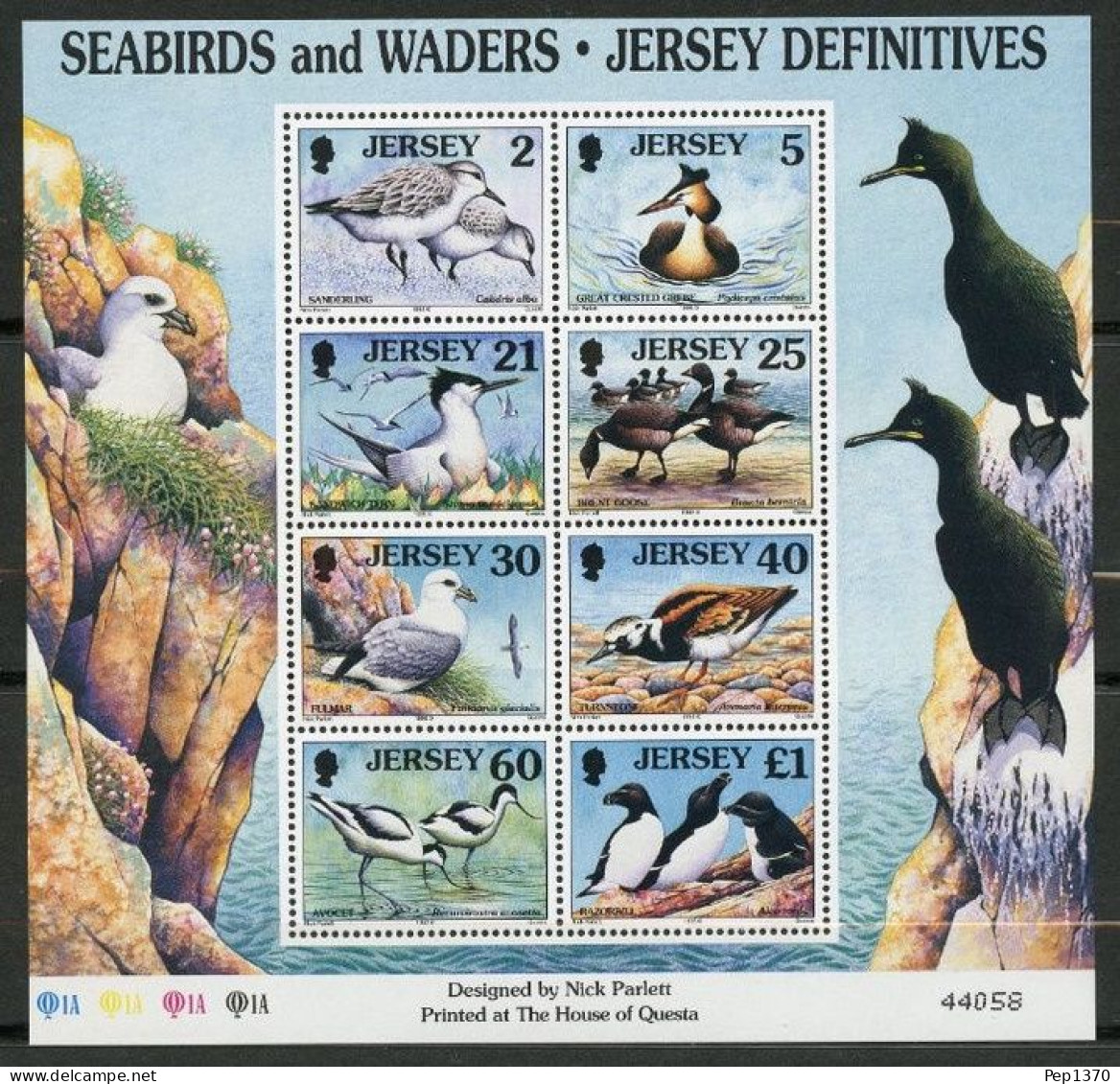 JERSEY 1998 - AVES - PAJAROS - YVERT HB-21** ó 806/813** - Altri & Non Classificati