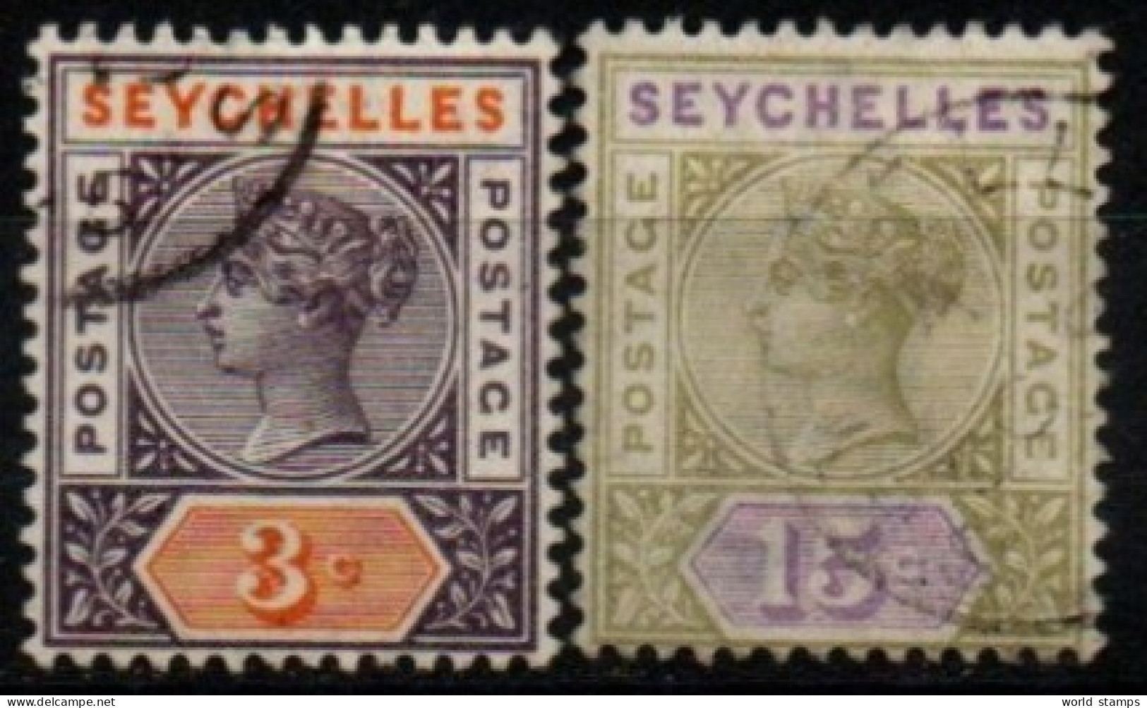 SEYCHELLES 1893 O - Seychelles (...-1976)