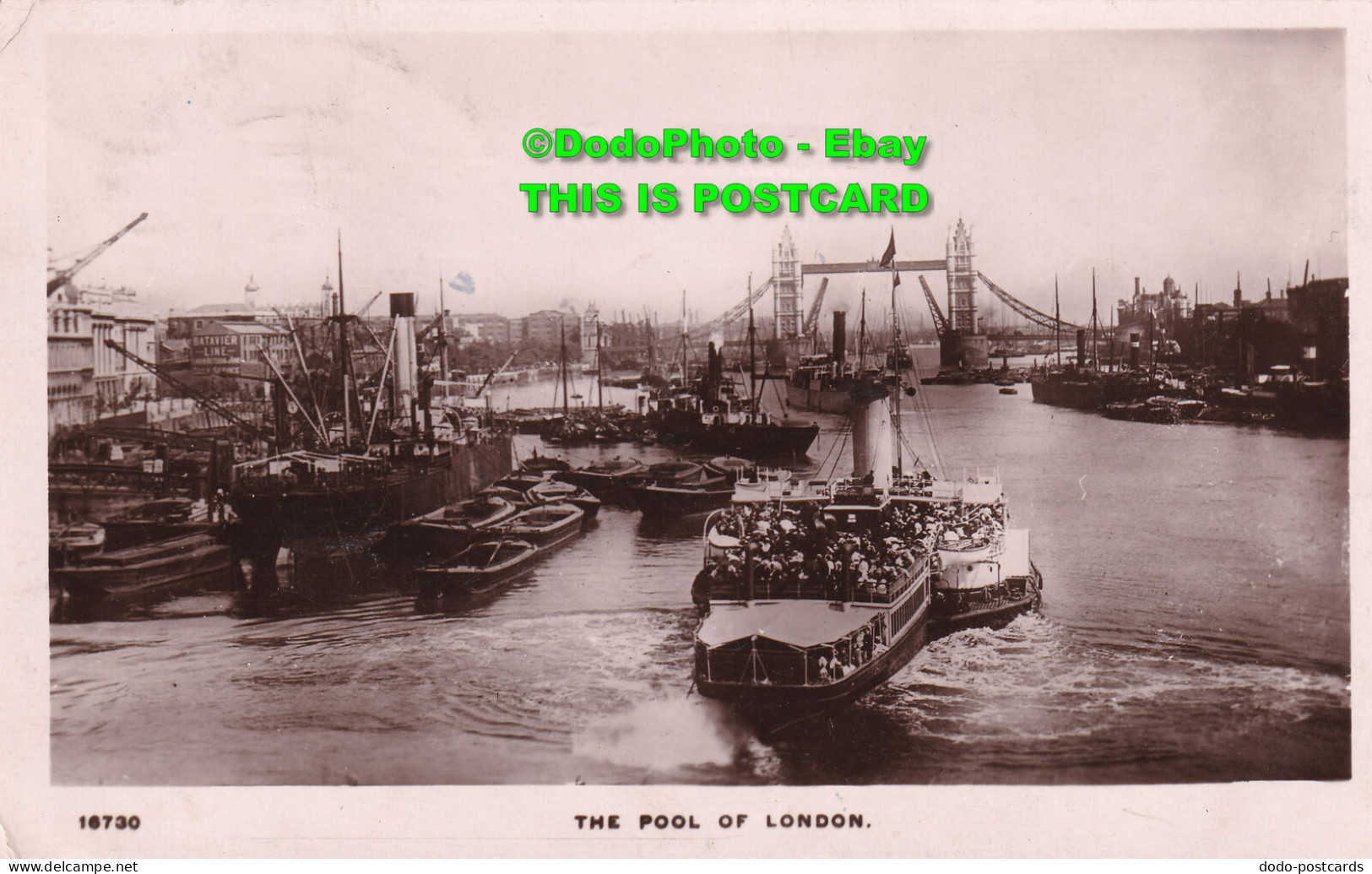 R384392 The Pool Of London. W. H. Smith. Kingsway Real Photo Series - Other & Unclassified