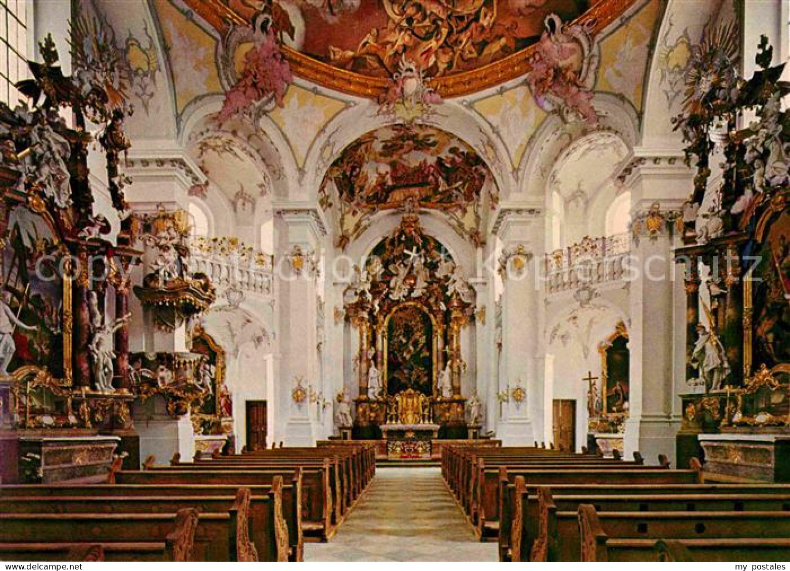 72775022 Rott Inn Pfarrkirche Inneres  Rott Inn - Autres & Non Classés