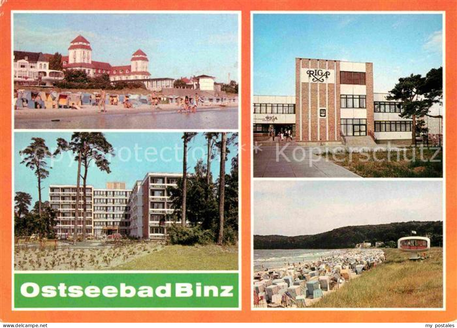 72774987 Binz Ruegen Kurheim FDGB Erholungsheim Wolin Restaurant Riga  Binz Rueg - Andere & Zonder Classificatie