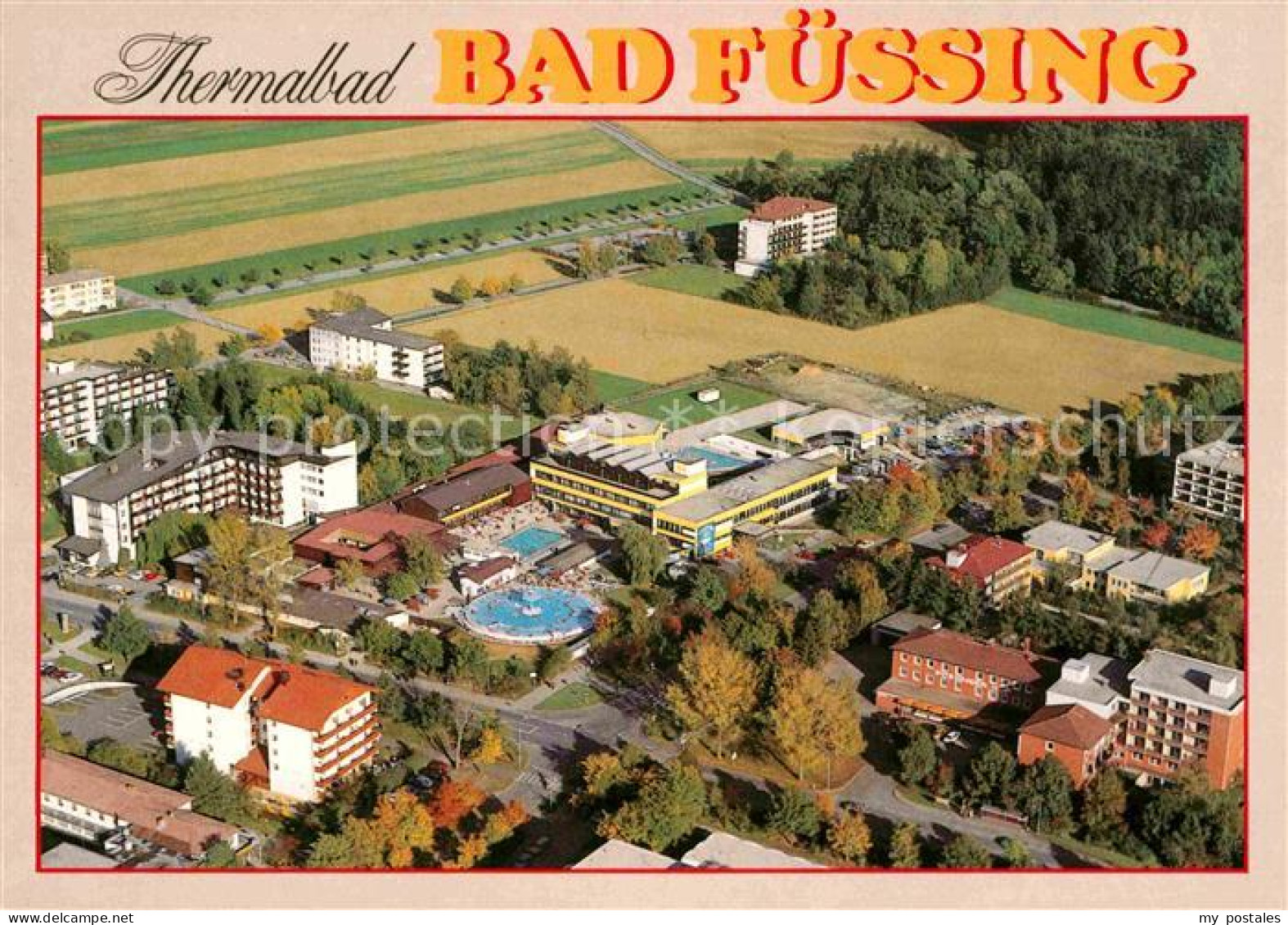 72774784 Bad Fuessing Fliegeraufnahme Thermalbad Aigen - Bad Füssing