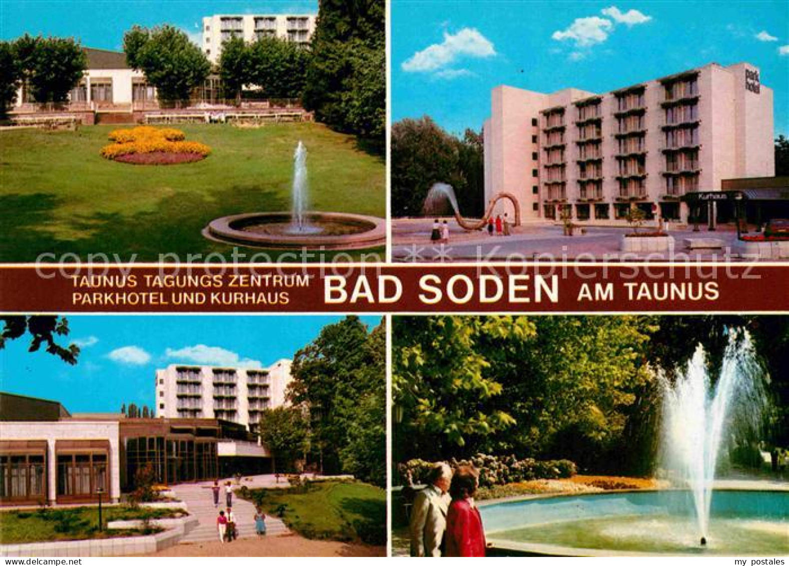 72774774 Bad Soden Taunus Taunus Tagungs Zentrum Parkhotel Kurhaus Brunnen Bad S - Bad Soden