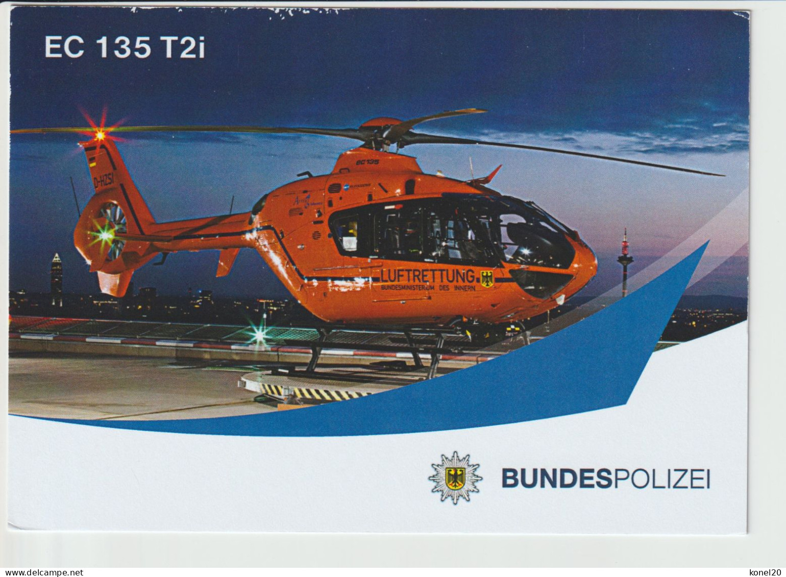 Pc Bundespolizei EC-135 T2i Helicopter - 1919-1938: Between Wars