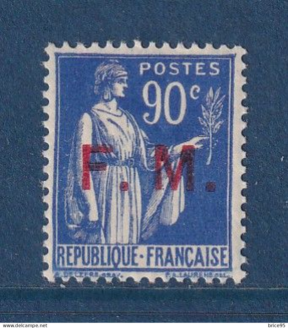 France - Franchise Militaire - FM - YT N° 9 ** - Neuf Sans Charnière - 1939 - Sellos De Franquicias Militares