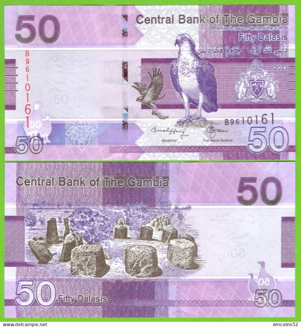 GAMBIA 50 DALASIS 2023 P-W40c UNC - Gambia