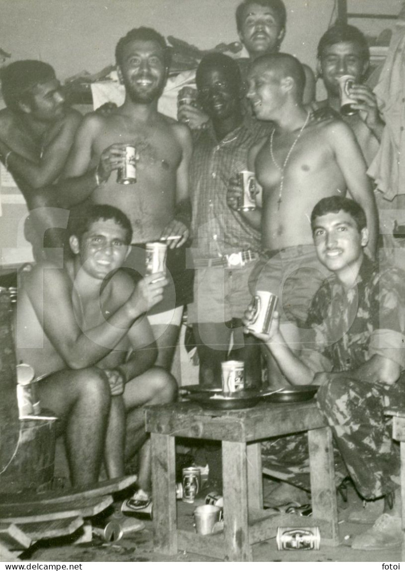1972 ORIGINAL AMATEUR PHOTO FOTO COLONIAL SOLDIERS ANGOLA AFRIQUE AFRICA  Gay Int AT79 - Africa