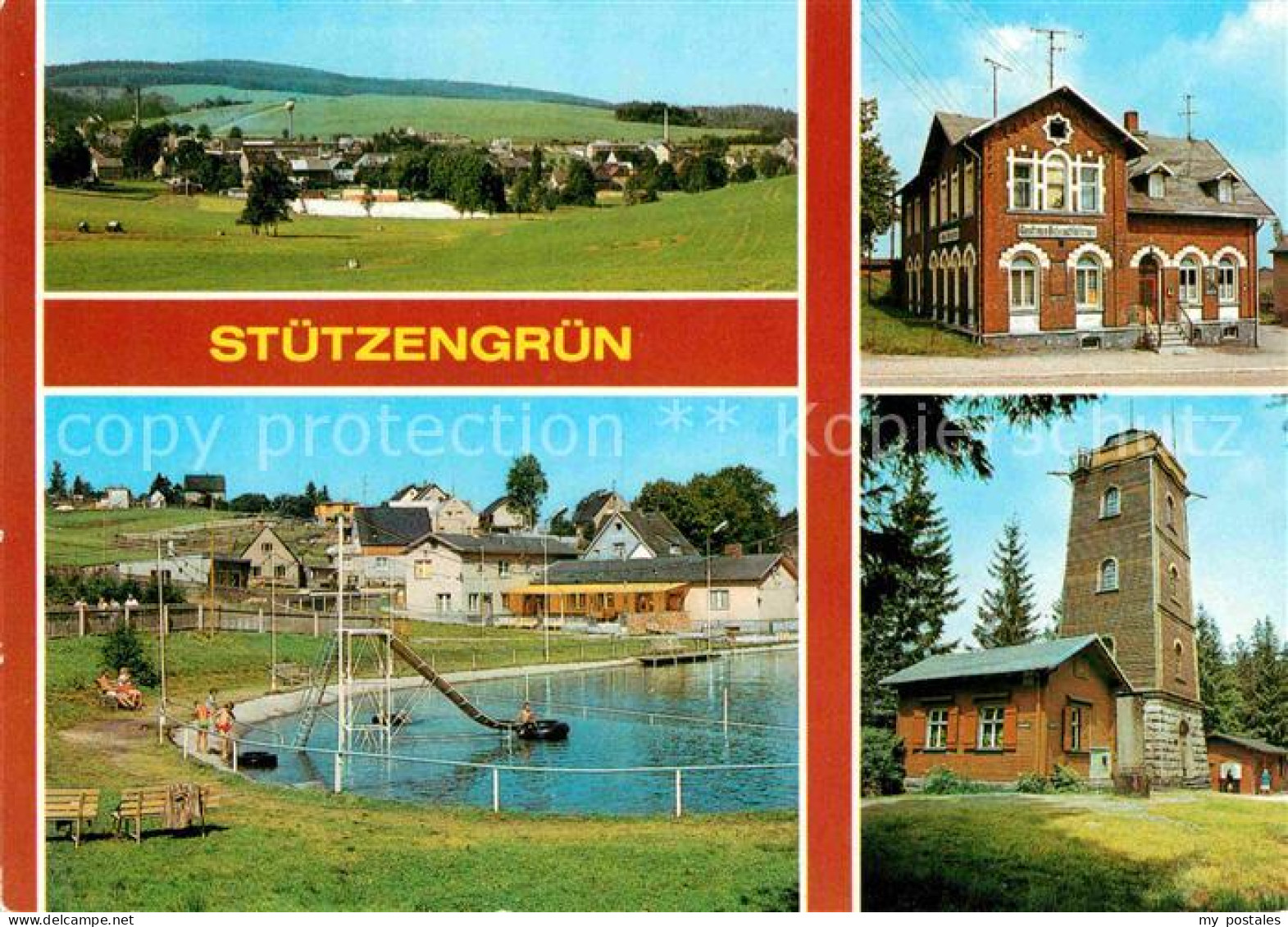 72773713 Stuetzengruen Gasthaus Bahnschloesschen Aussichtsturm  Stuetzengruen - Sonstige & Ohne Zuordnung