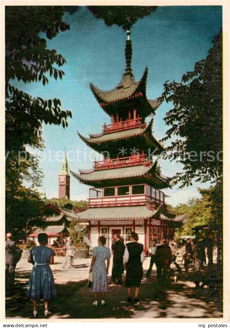 72773641 Copenhagen Kobenhavn Chinesischer Turm Tivoli Copenhagen  - Danemark