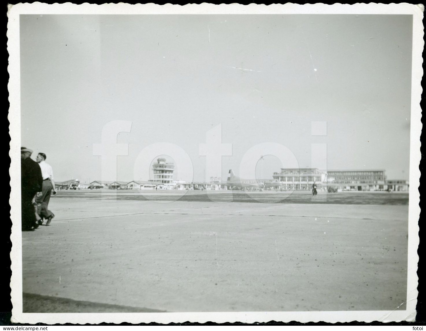 1949 ORIGINAL AMATEUR PHOTO FOTO  SCHIPOL AIRPORT PLANE AVION AIRCRAFT NETHERLANDS HOLLAND AT85 - Luftfahrt