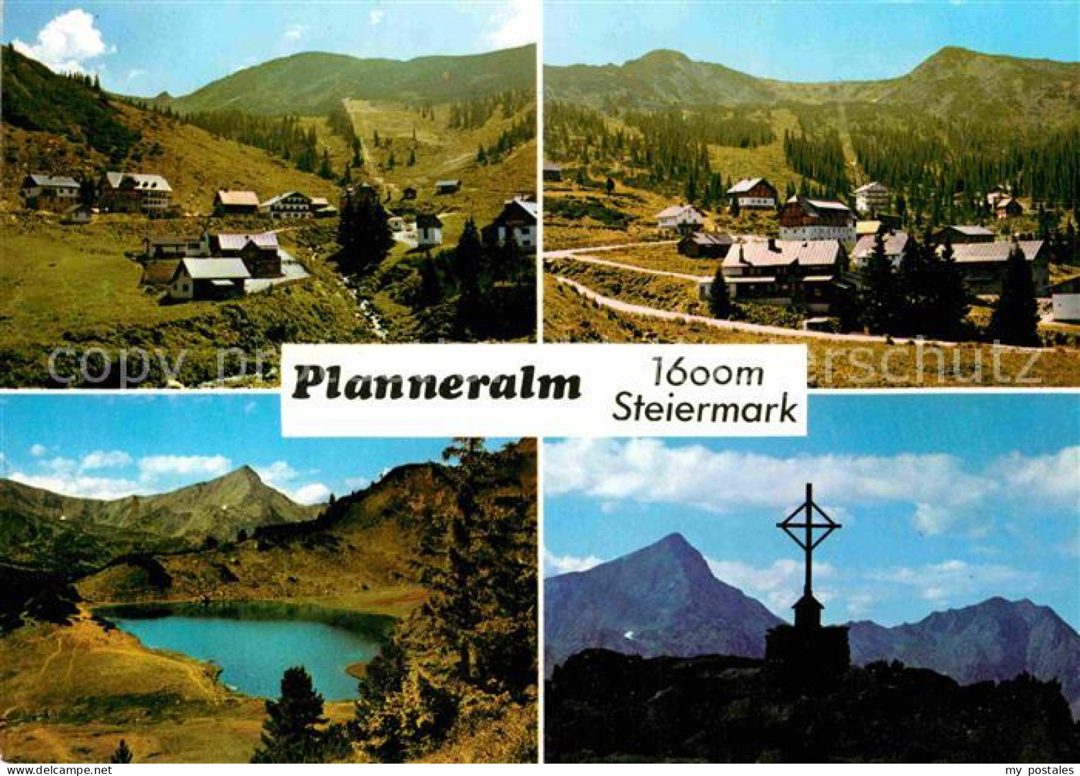 72773511 Donnersbach Planneralm Plannersee Bergsee Gipfelkreuz Alpenpanorama Don - Sonstige & Ohne Zuordnung