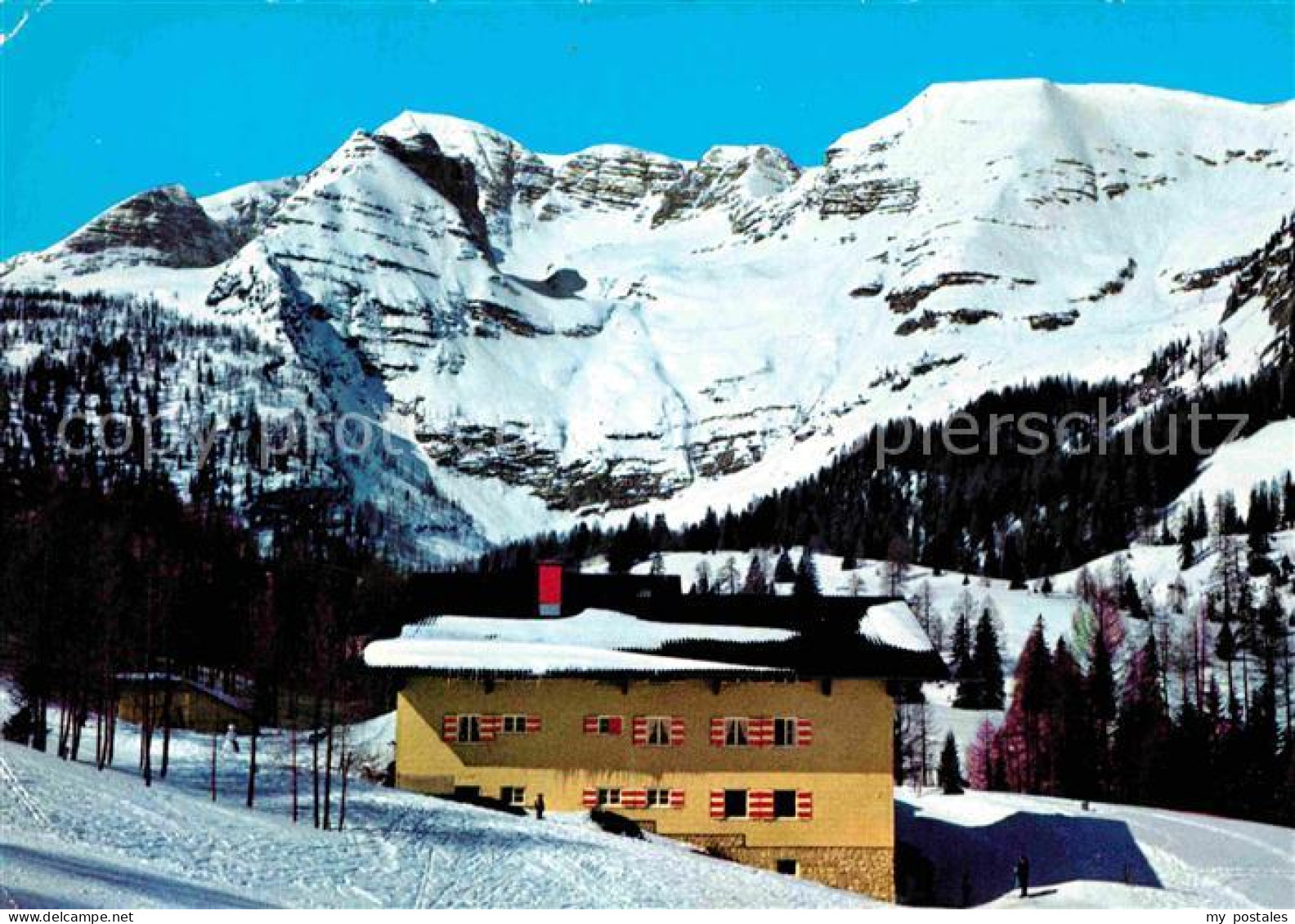 72773495 Spital Pyhrn Linzer Haus Des OeAV Mit Warscheneck Winterpanorama Spital - Autres & Non Classés