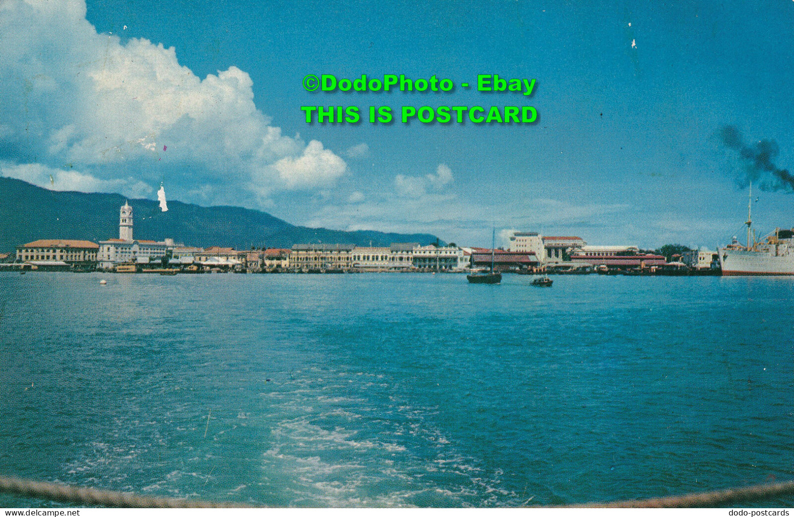 R384552 Penang Harbour Waterfront Penang Malaya. P 404. Printed In U. S. A. Mala - Monde