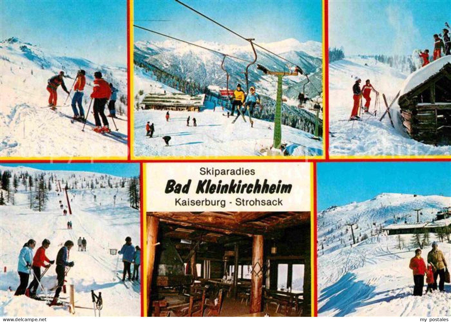 72773453 Bad Kleinkirchheim Kaernten Skilifte Kaiserburg Strohsack Kleinkirchhei - Sonstige & Ohne Zuordnung