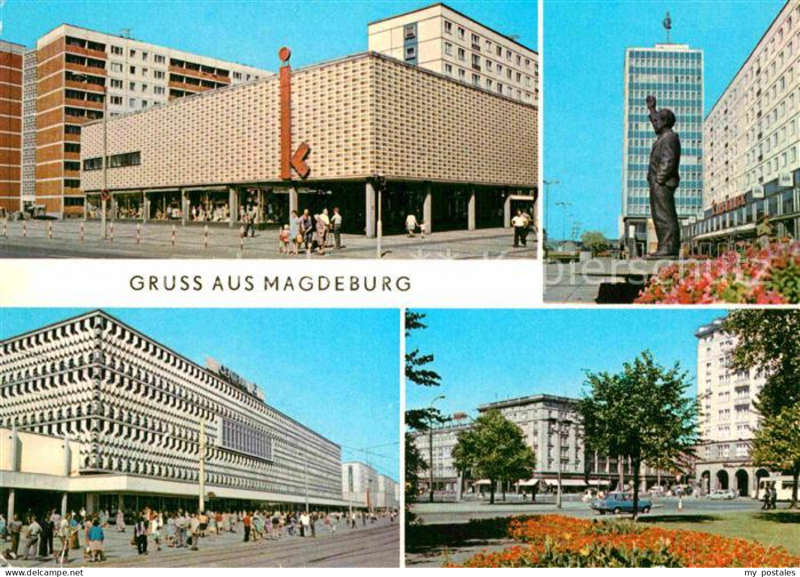 72773387 Magdeburg Kinderkaufhaus Erich Weiner Denkmal Haus Des Lehrers Centrum  - Maagdenburg