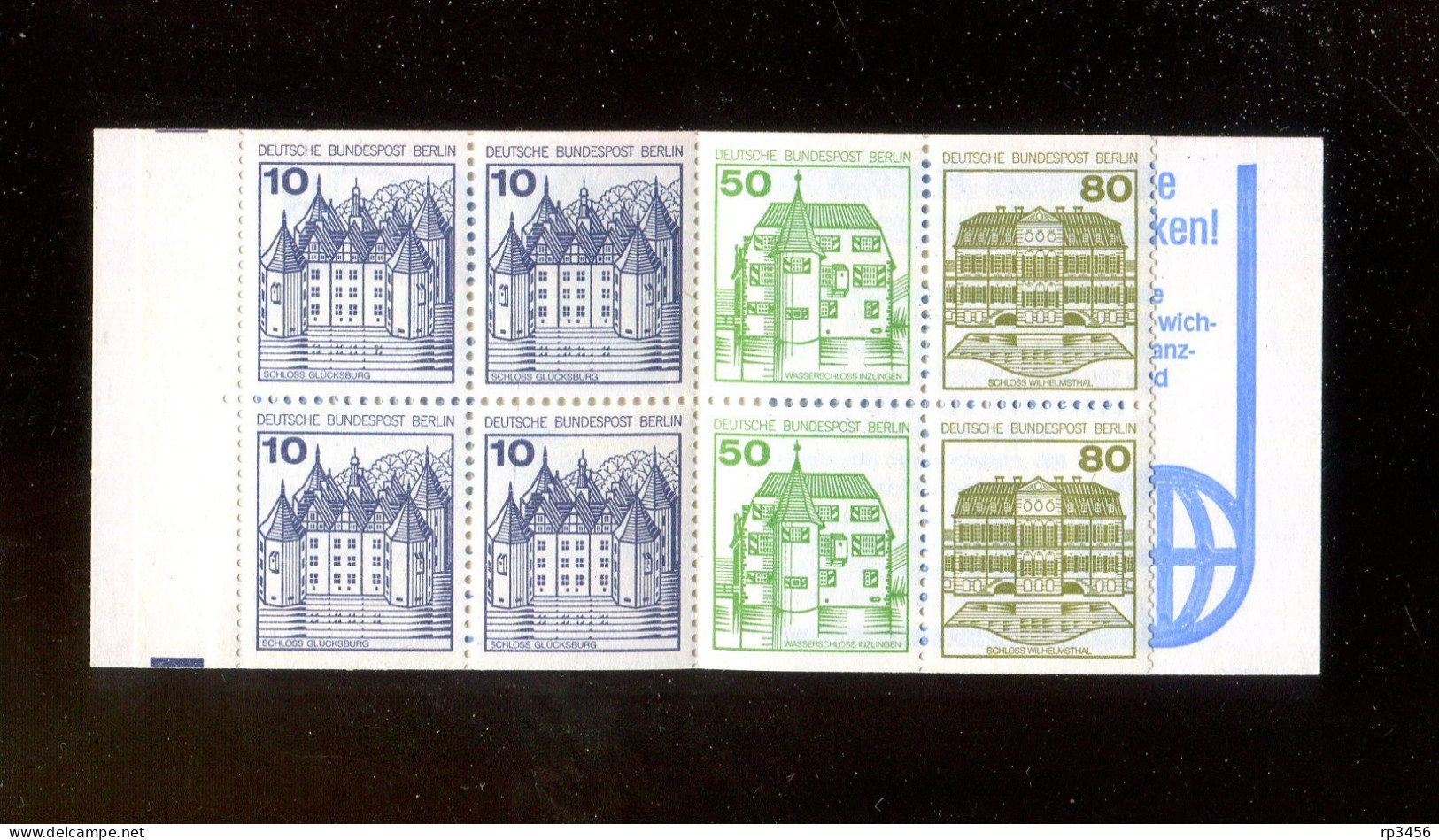 "BERLIN" 1982, Markenheftchen Mi. MH 13a OZ ** (R2014) - Booklets