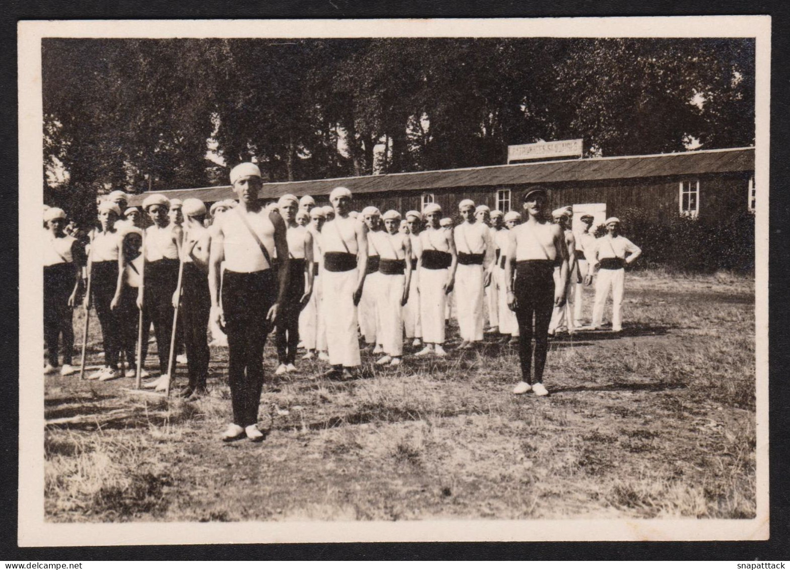 Jolie Photo D'un Groupe De Jeunes Sportifs, Sport, Patronage à Identifier, Jeunesse Entrainement Gymnastiques Religion - Sonstige & Ohne Zuordnung