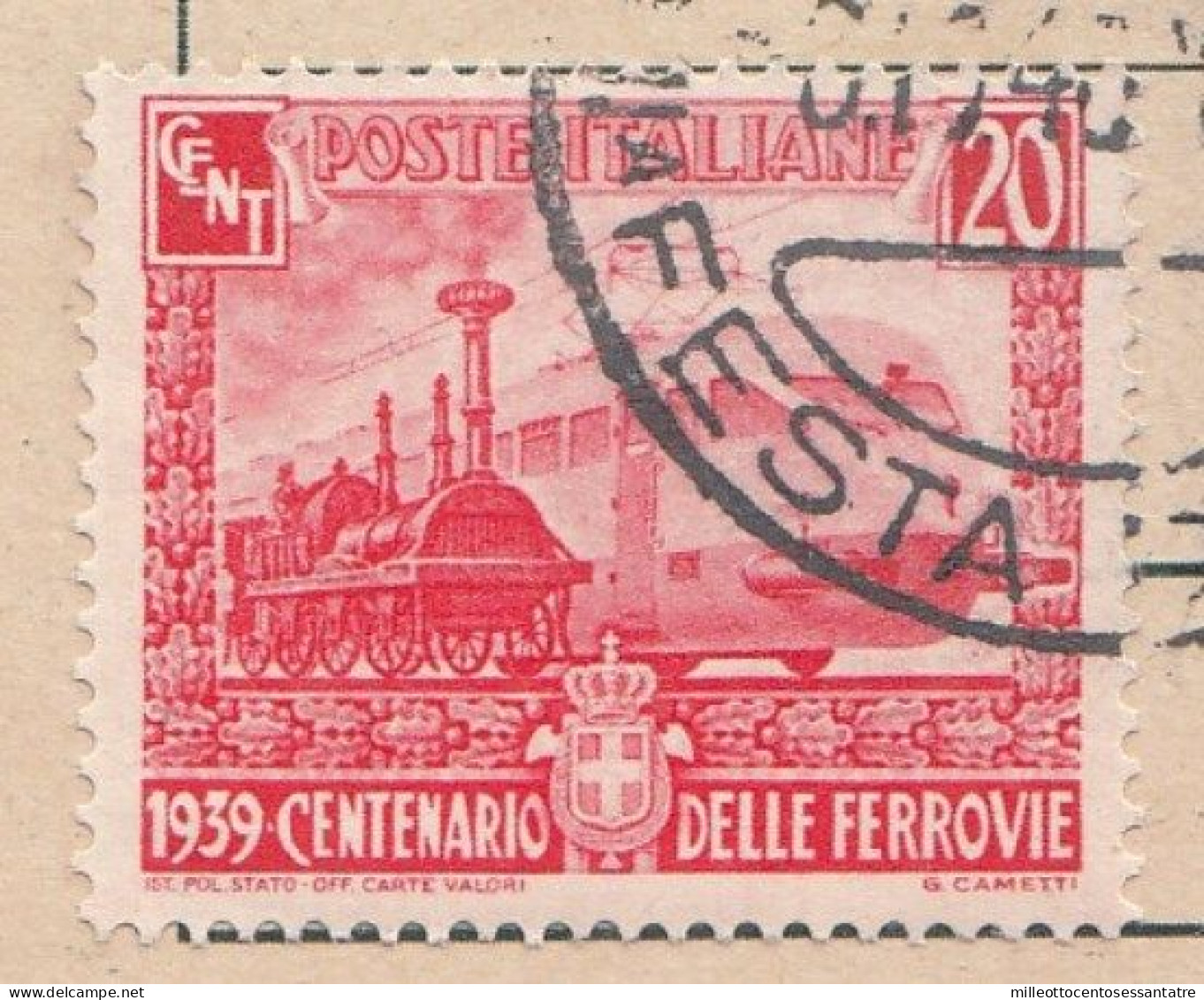 1751 - REGNO - CARTOLINA POSTALE - Da Cent. 15 Del 1940 Da Impruneta Con Aggiunta - Serie Centenario Delle Ferrovie - - Stamped Stationery