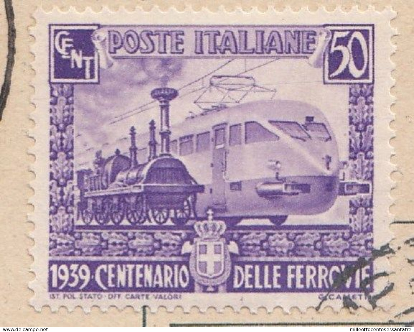 1751 - REGNO - CARTOLINA POSTALE - Da Cent. 15 Del 1940 Da Impruneta Con Aggiunta - Serie Centenario Delle Ferrovie - - Ganzsachen