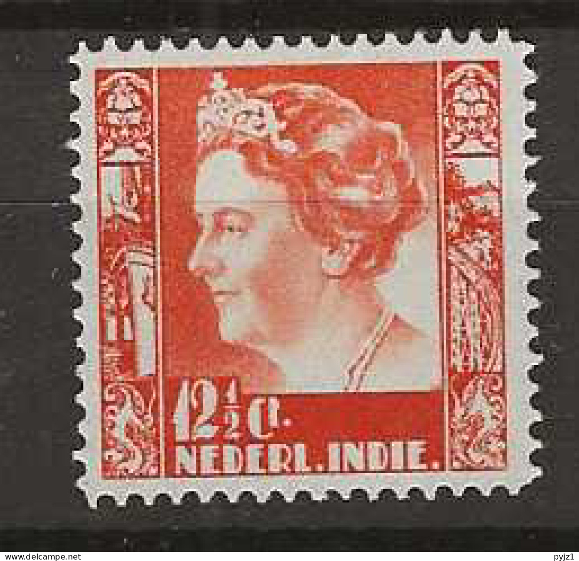 1933 MH Nederlands Indië NVPH 181 Lijntanding - Indes Néerlandaises