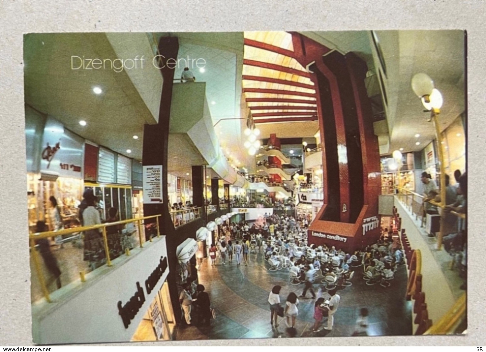 BIG POSTCARD BY PALPHOT NO. 1890 TEL AVIV, DIZENGOFF CENTRE - ONE OF ISRAEL'S LARGEST SHOPPING. ISRAEL - Israel