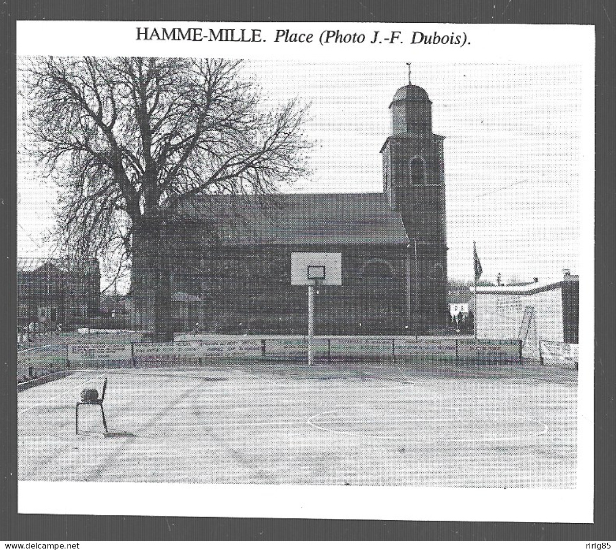 1980  --  BELGIQUE . HAMME MILLE . ASPECT DU VILLAGE . 4B124 - Unclassified