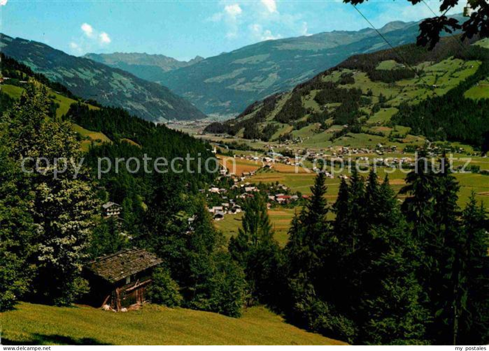 72772529 Schwendau Panorama Zillertal Mit Ramsberg Und Zell Schwendau - Autres & Non Classés