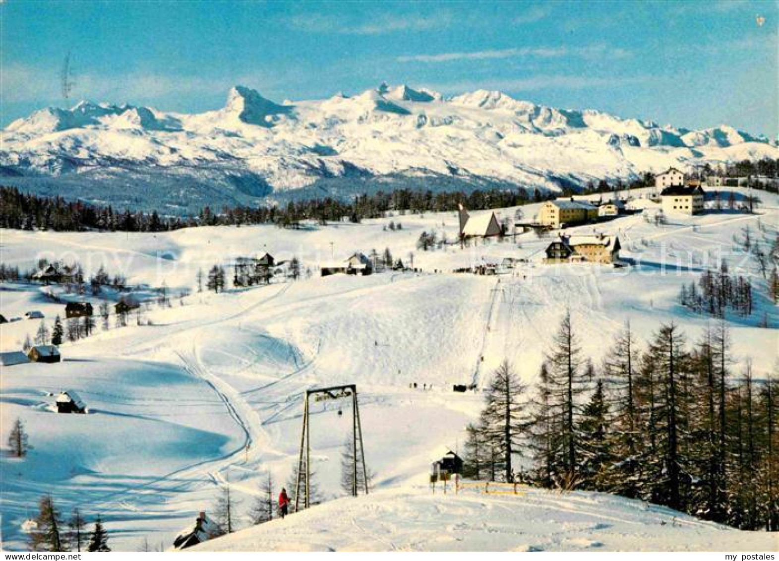 72772528 Tauplitzalm Winterpanorama Skigebiet Mit Dachstein Tauplitzalm - Sonstige & Ohne Zuordnung