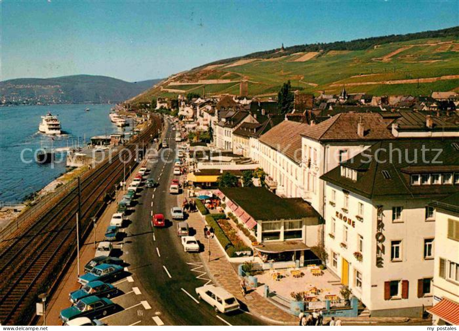 72772434 Ruedesheim Rhein Rheinstrasse Ruedesheim Am Rhein - Rüdesheim A. Rh.