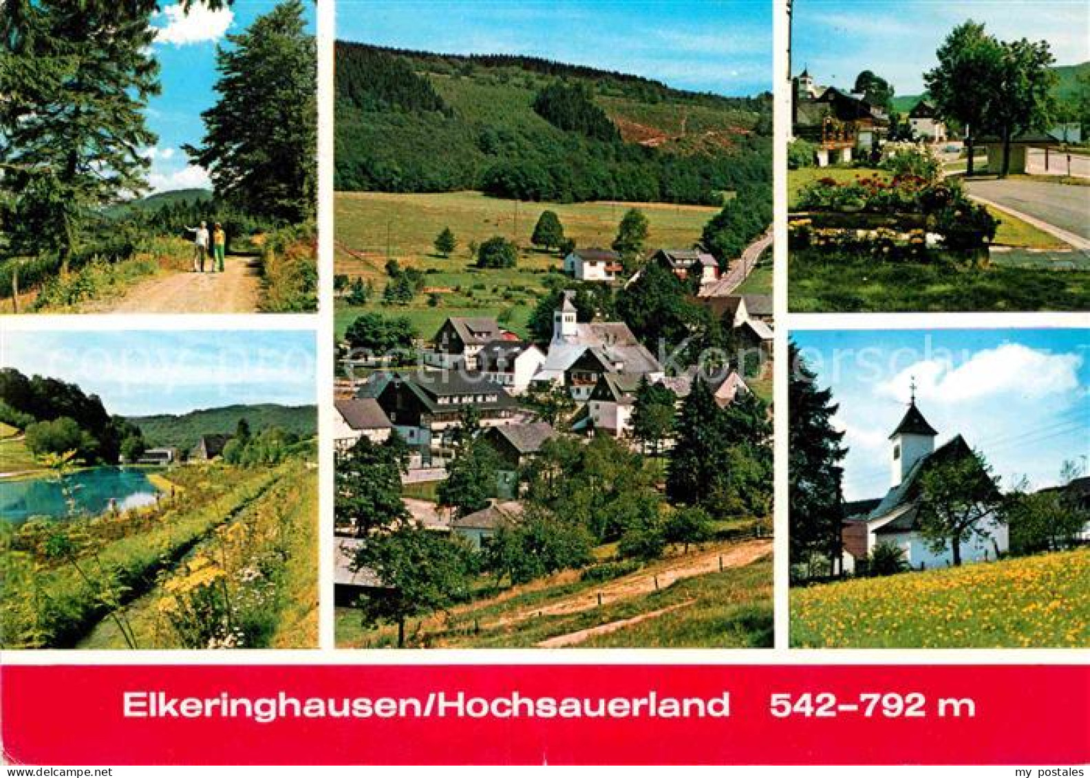 72772404 Elkeringhausen Wanderweg See Ortsansicht Kapelle Winterberg - Winterberg