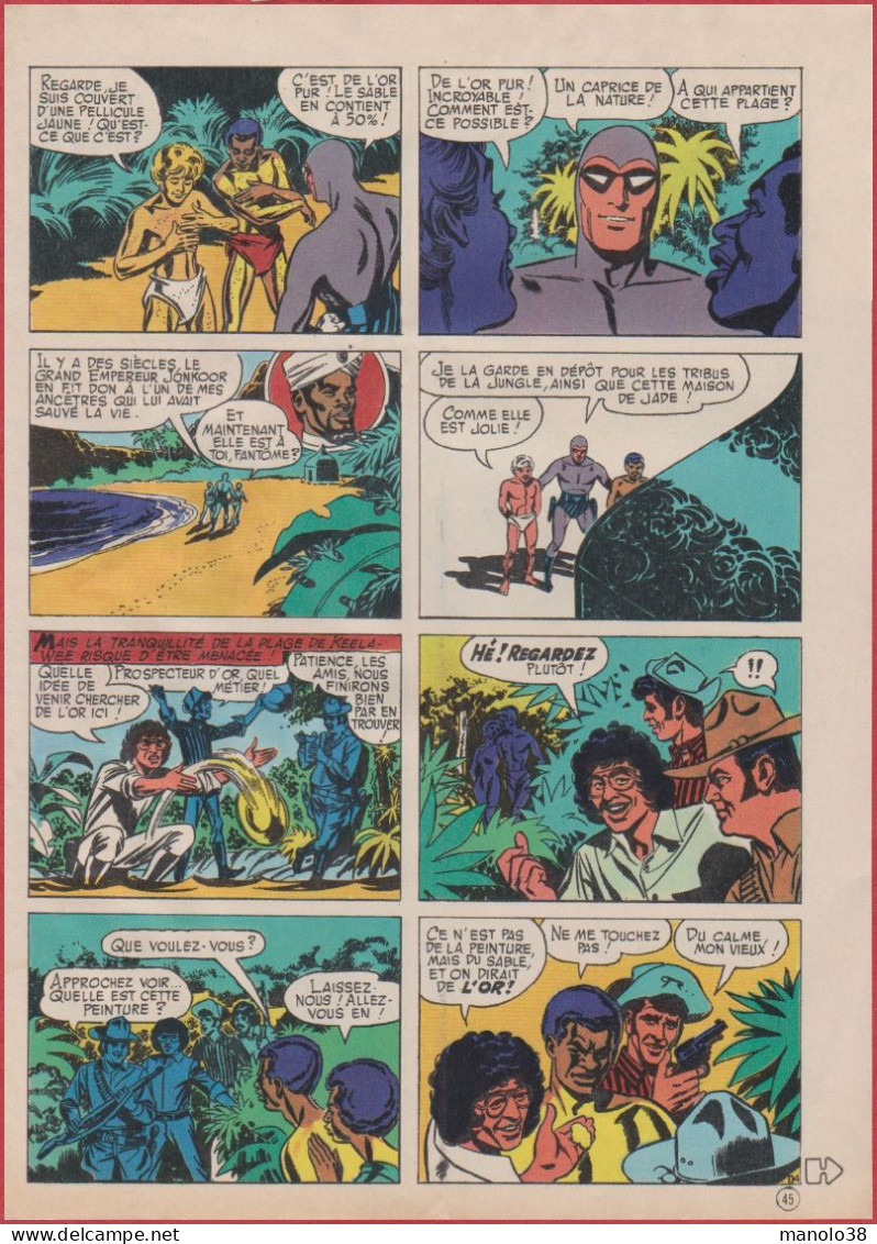 Le Fantôme Du Bengale." La Plage D'or De Keela-Wee ". Histoire Complète De Lee Falket Sy Barry. Bande Dessinée. BD. 1975 - Collections