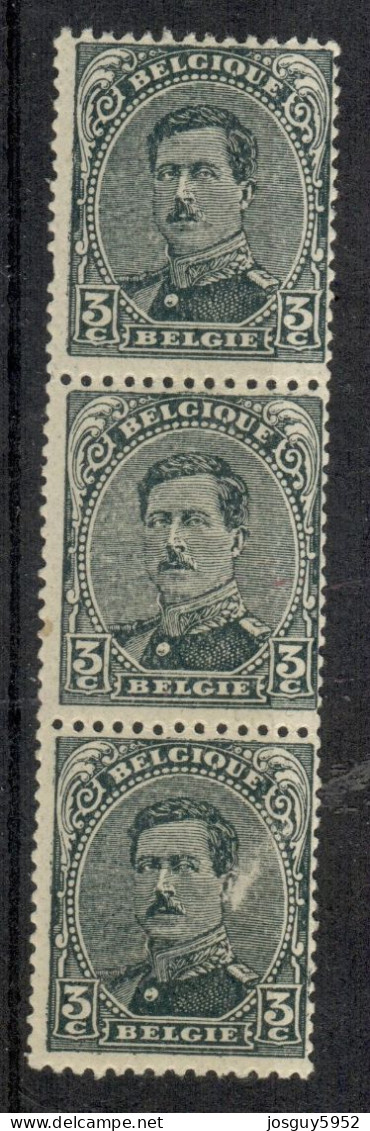 BELGIE 1920 - ALBERT I - BLOK 3 X N° 183 - MNH** - 1915-1920 Albert I