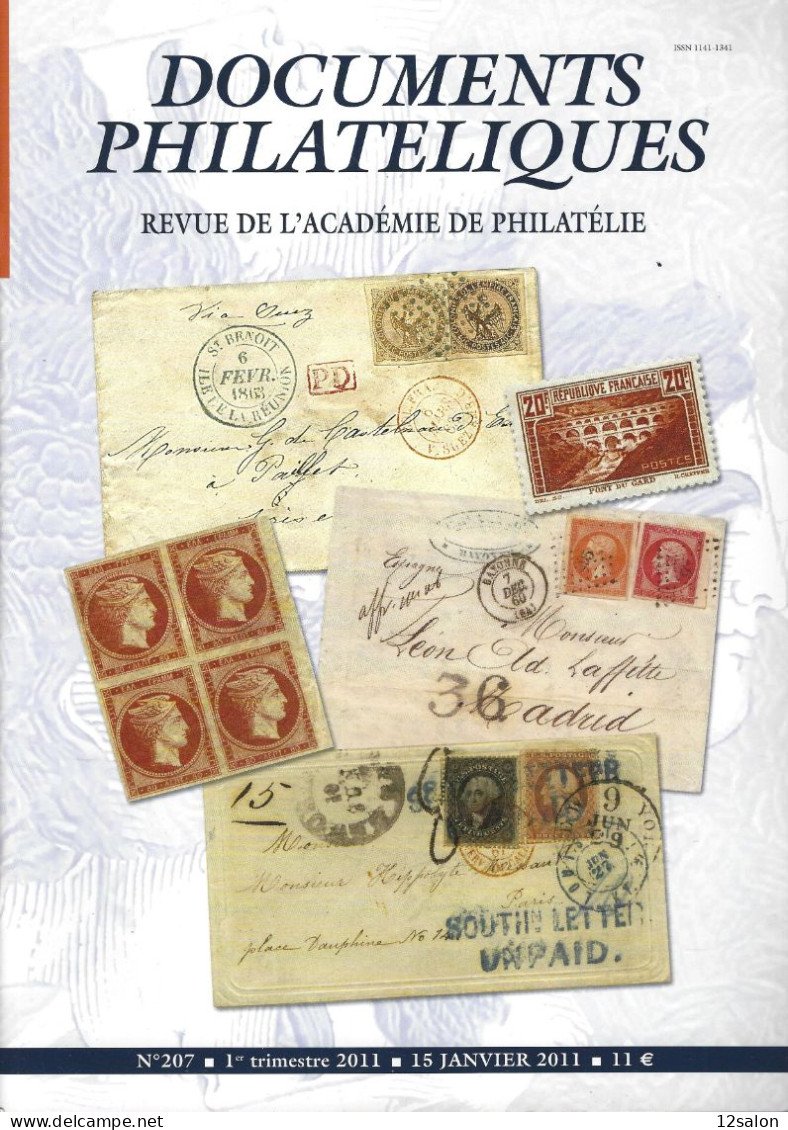 ACADEMIE DE PHILATELIE DOCUMENTS PHILATELIQUES N° 207 + Sommaire - Altri & Non Classificati