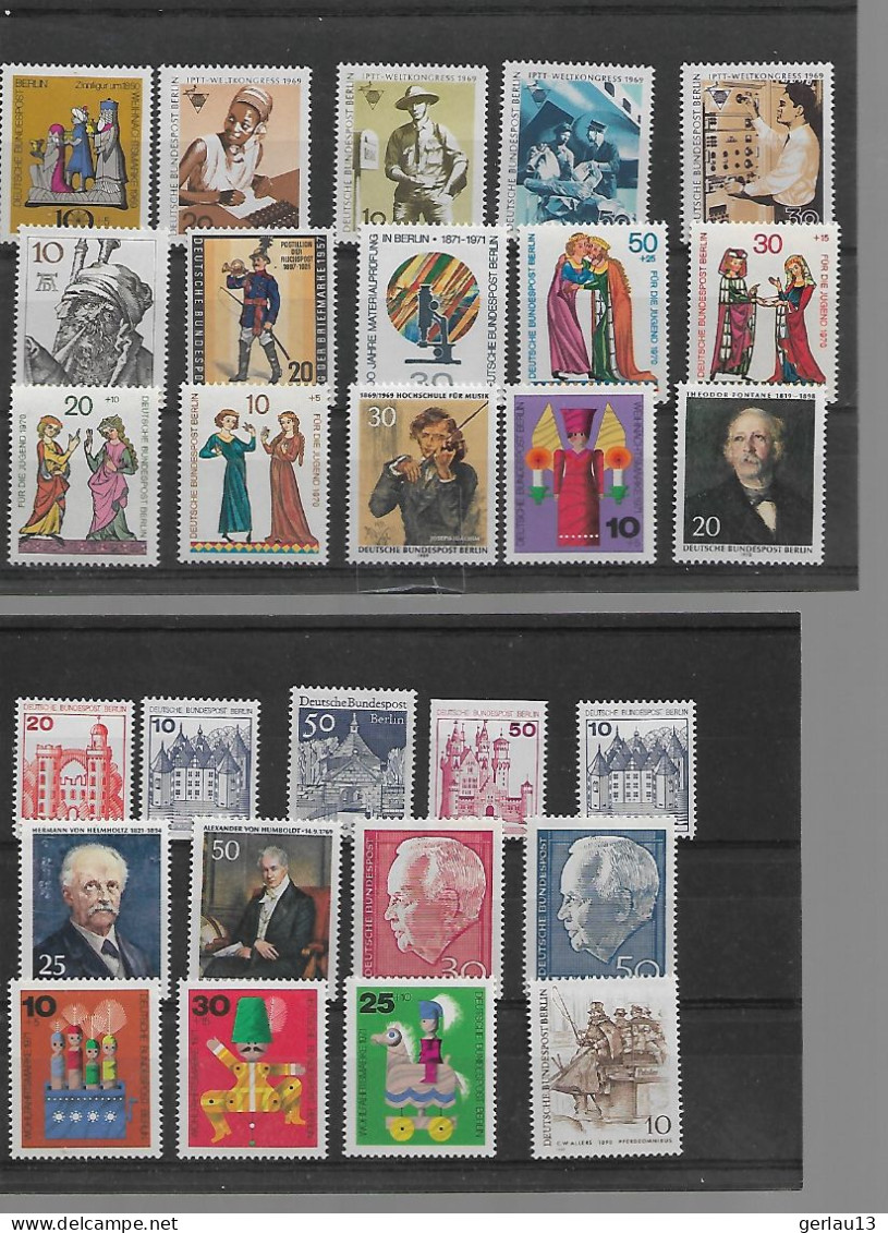 LOT  **     BERLIN     NEUFS SANS CHARNIERE - Collections