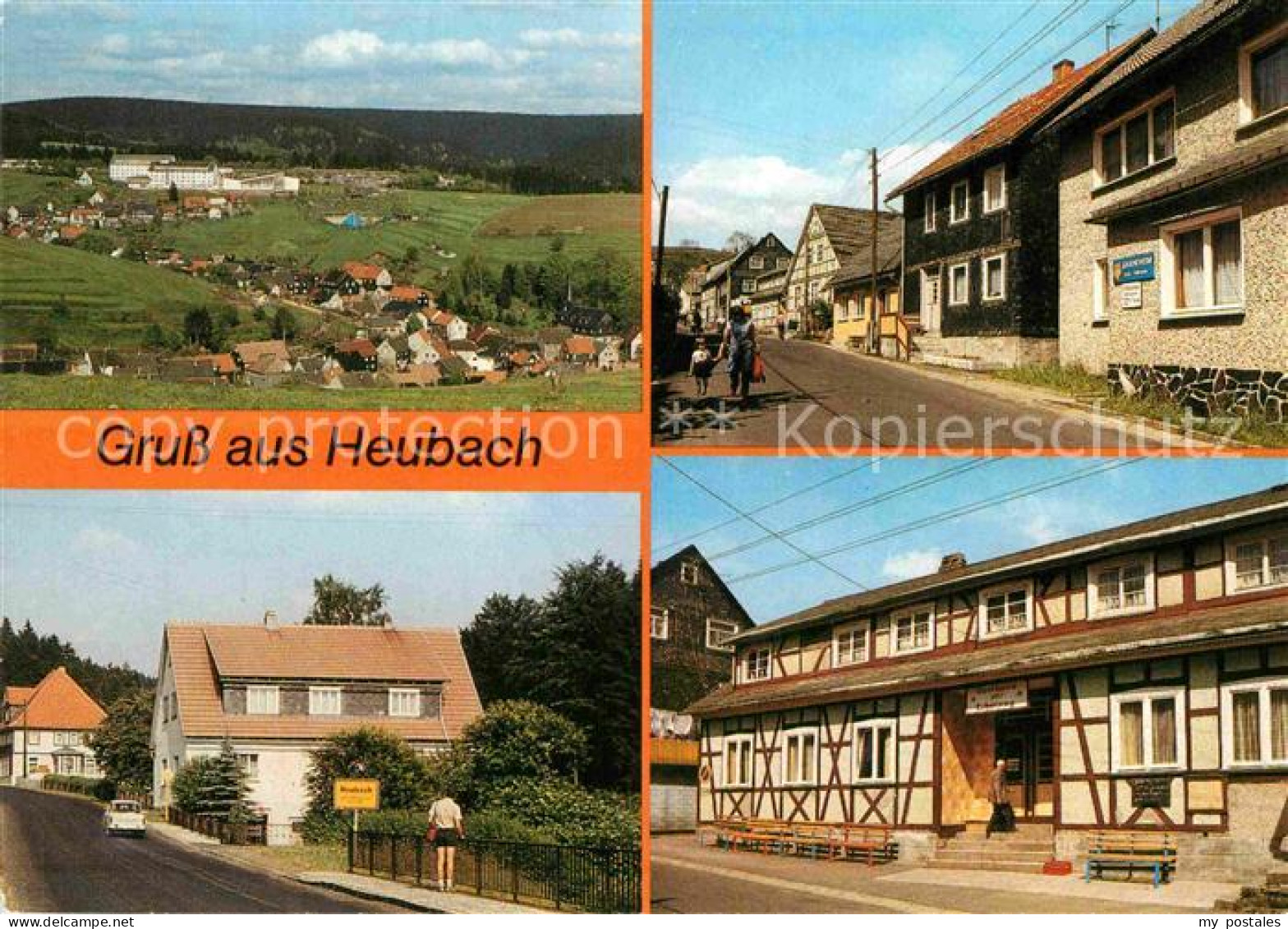 72772228 Heubach Thueringen Gesamtansicht Strasse Ortsschild Hildburghausen - Hildburghausen