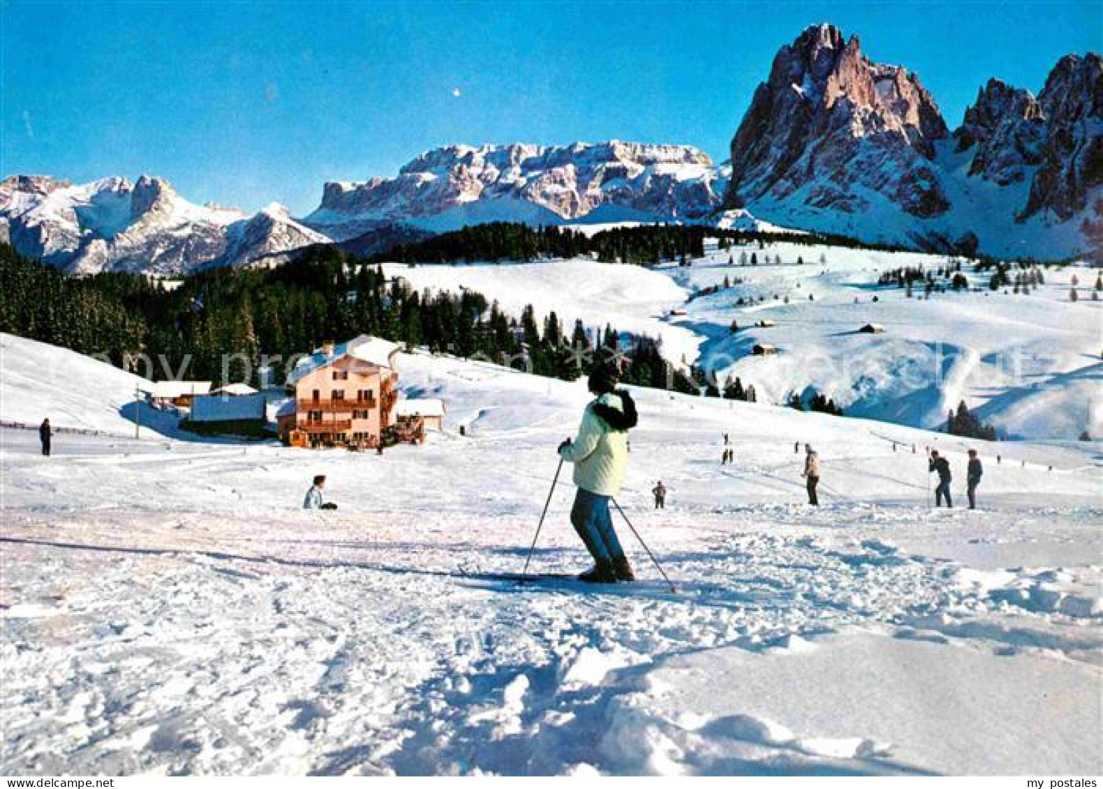 72772134 Alpe Di Siusi Gruppo Sella Skigebiet Alpe Di Siusi - Sonstige & Ohne Zuordnung