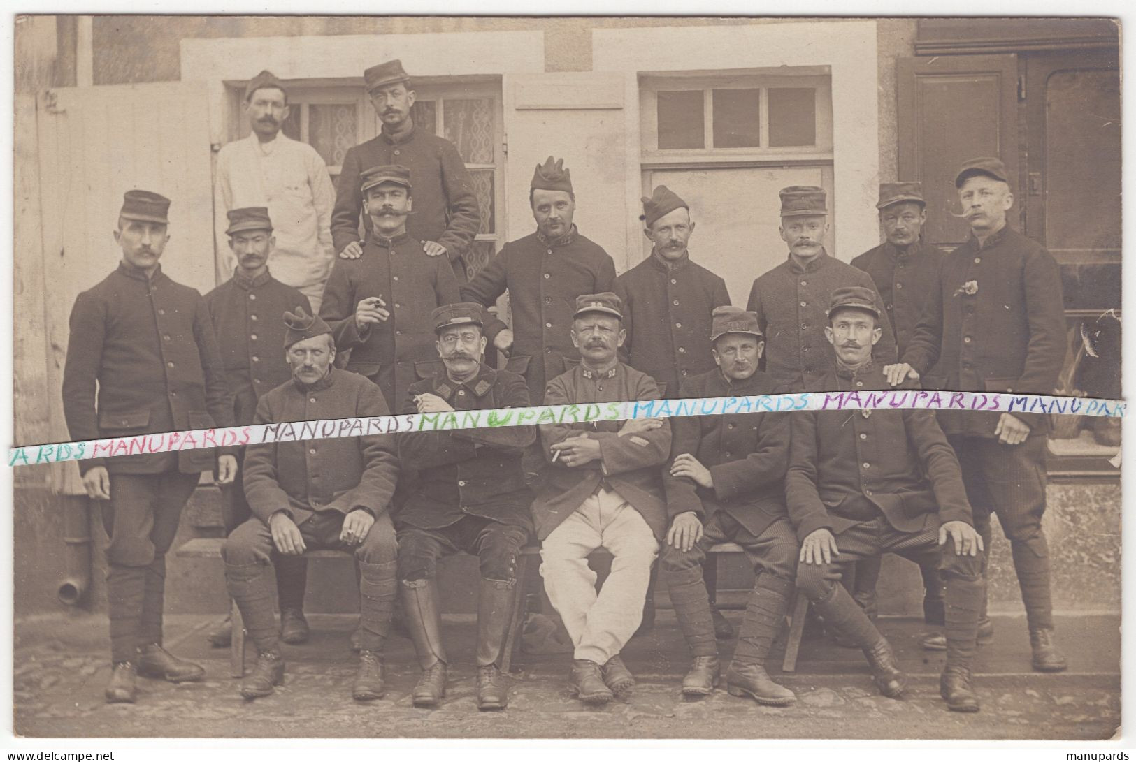 72  BEAUMONT SUR SARTHE ? CARTE PHOTO / 1915 / 117e RI Et 28e RIT ( LE MANS ) / REGIMENT D'INFANTERIE TERRIRORIALE - Beaumont Sur Sarthe