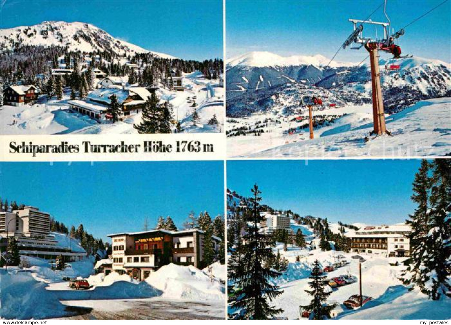 72772106 Turracher Hoehe Skigebiet Kornocksessellift Turracher Hoehe - Andere & Zonder Classificatie