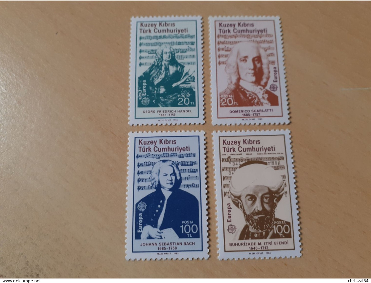 TIMBRES   TURQUIE  CHYPRE  ANNEE   1985   N  151  A  154   NEUFS   LUXE** - Nuovi