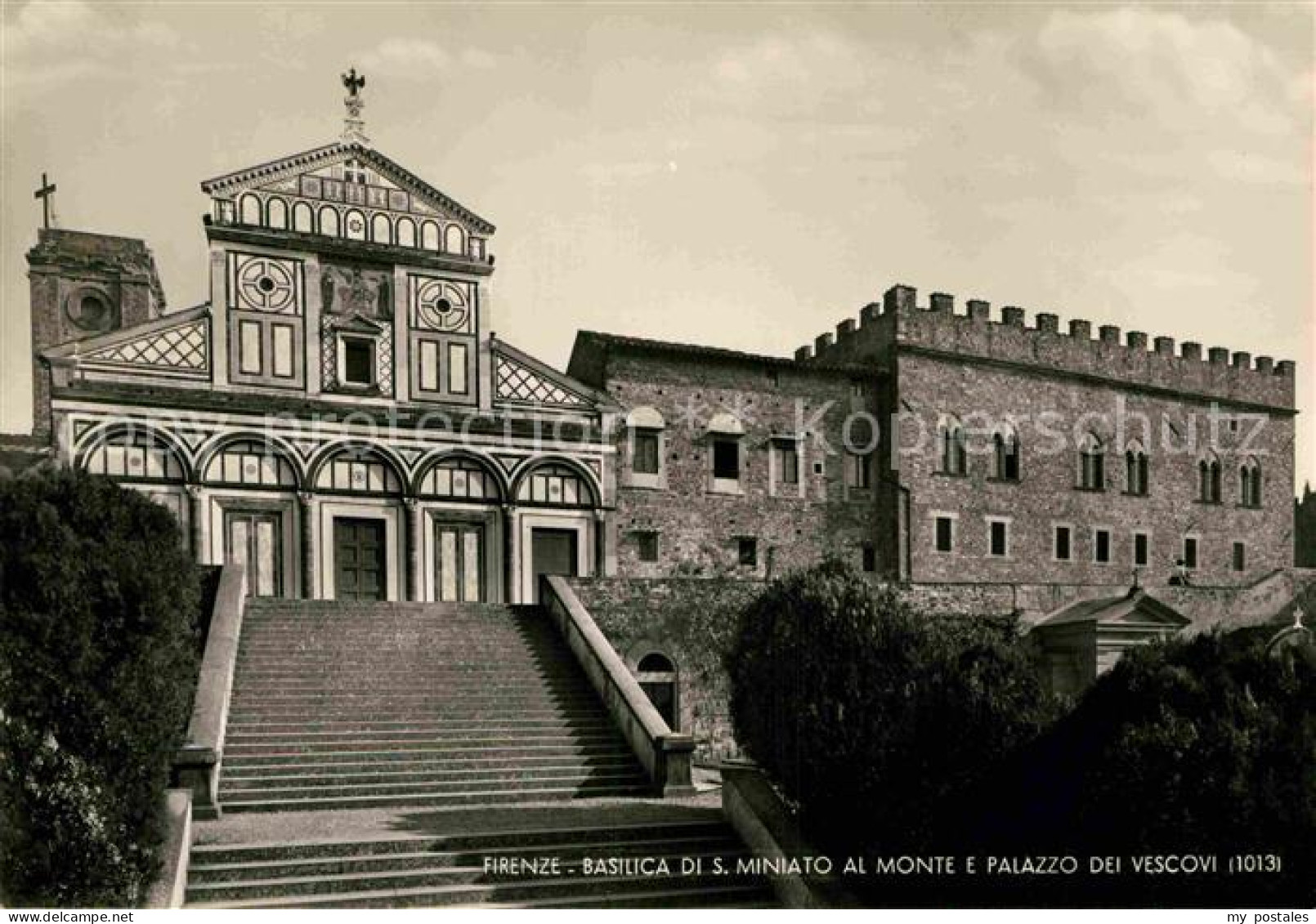 72771999 Firenze Florenz Basilica Di S. Miniato Al Monte E Palazzo Dei Vescovi  - Sonstige & Ohne Zuordnung