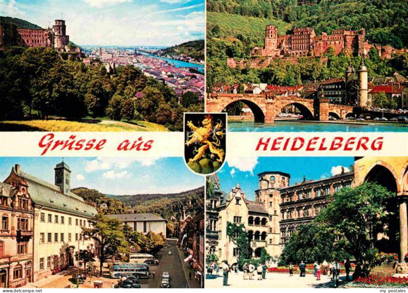 72771976 Heidelberg Neckar Schloss Stadt Bruecke Universitaet  Heidelberg - Heidelberg