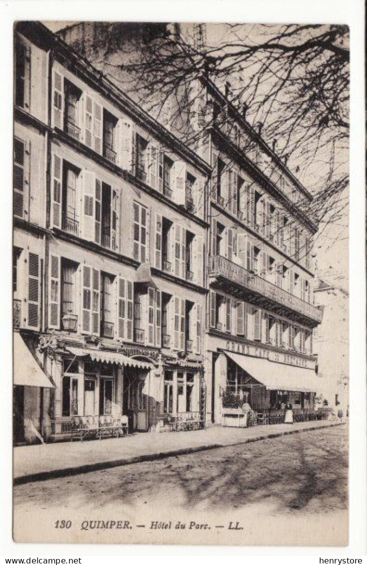 QUIMPER : Hôtel Du Parc, Grand Café De Bretagne (F7946) - Quimper