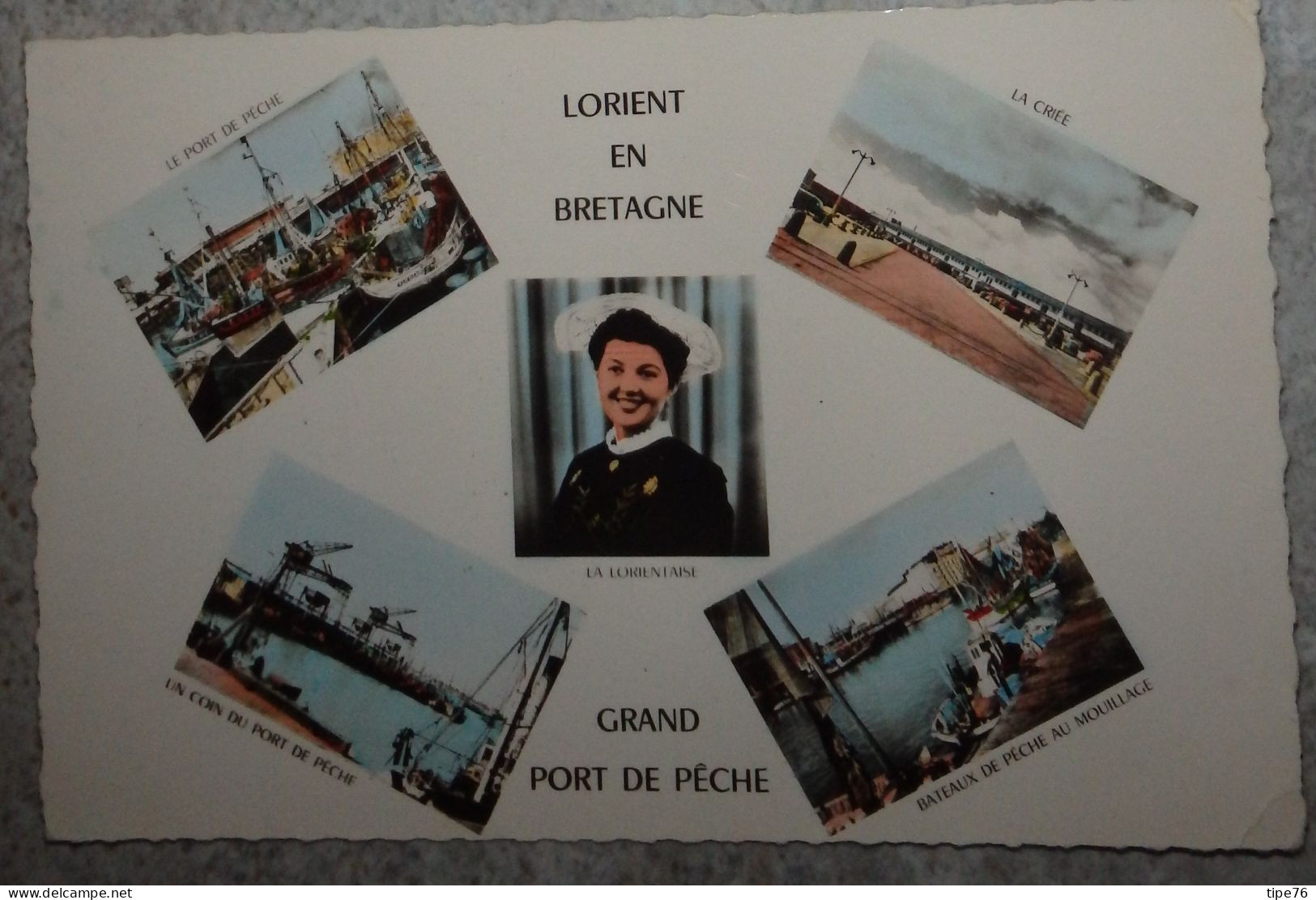56 Morbihan CPSM Lorient Grand Port De Pêche Multivues - Lorient