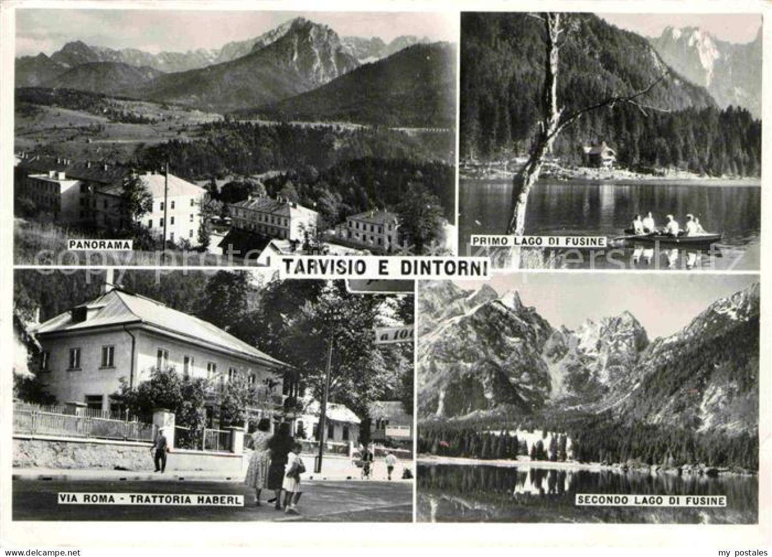 72771690 Tarvisio Panorama Lago Di Fusine Via Roma Trattoria Haberl Secondo Lago - Sonstige & Ohne Zuordnung