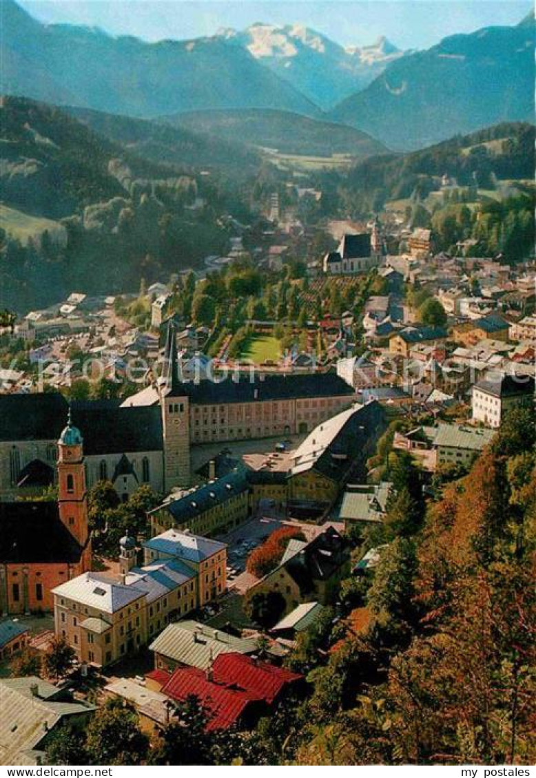 72771611 Berchtesgaden Blick Vom Lockstein Auf Schlossplat Kurpark Und Steinerne - Berchtesgaden