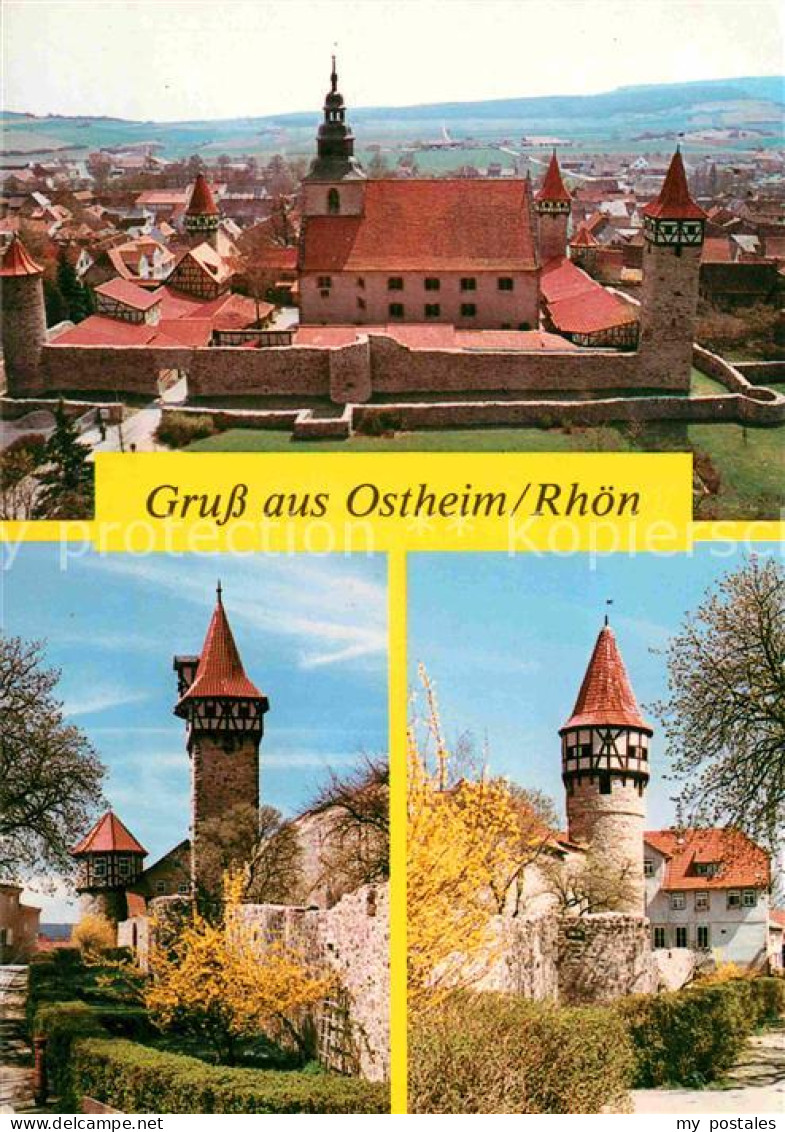 72771600 Ostheim Rhoen Kirchenburg Waagglockenturm Schulglockenturm Ostheim Rhoe - Autres & Non Classés